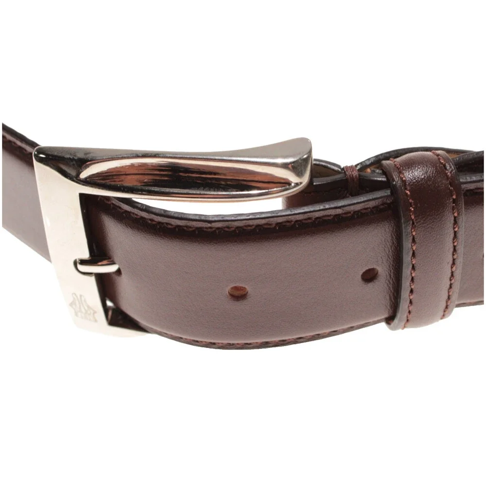 Di Bianco NWT Cut to Size Dress Belt In Solid Brown Leather One Size